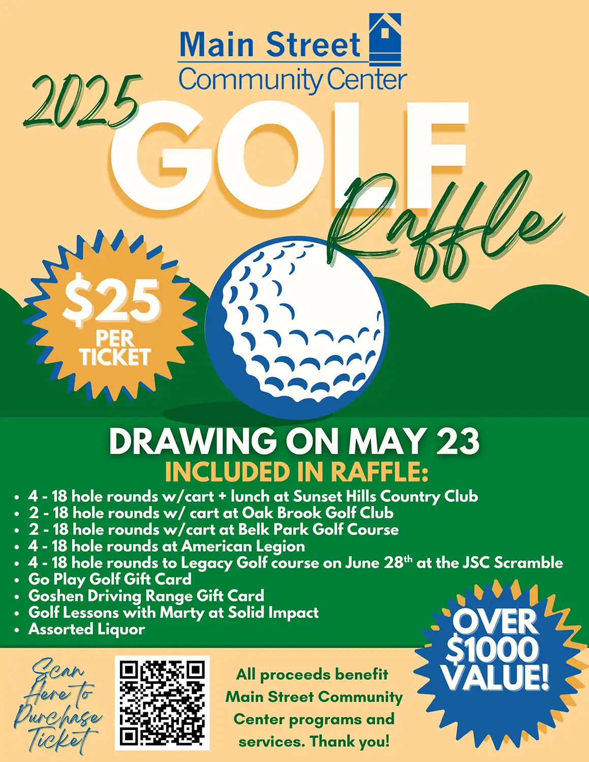 2025 Golf Raffle