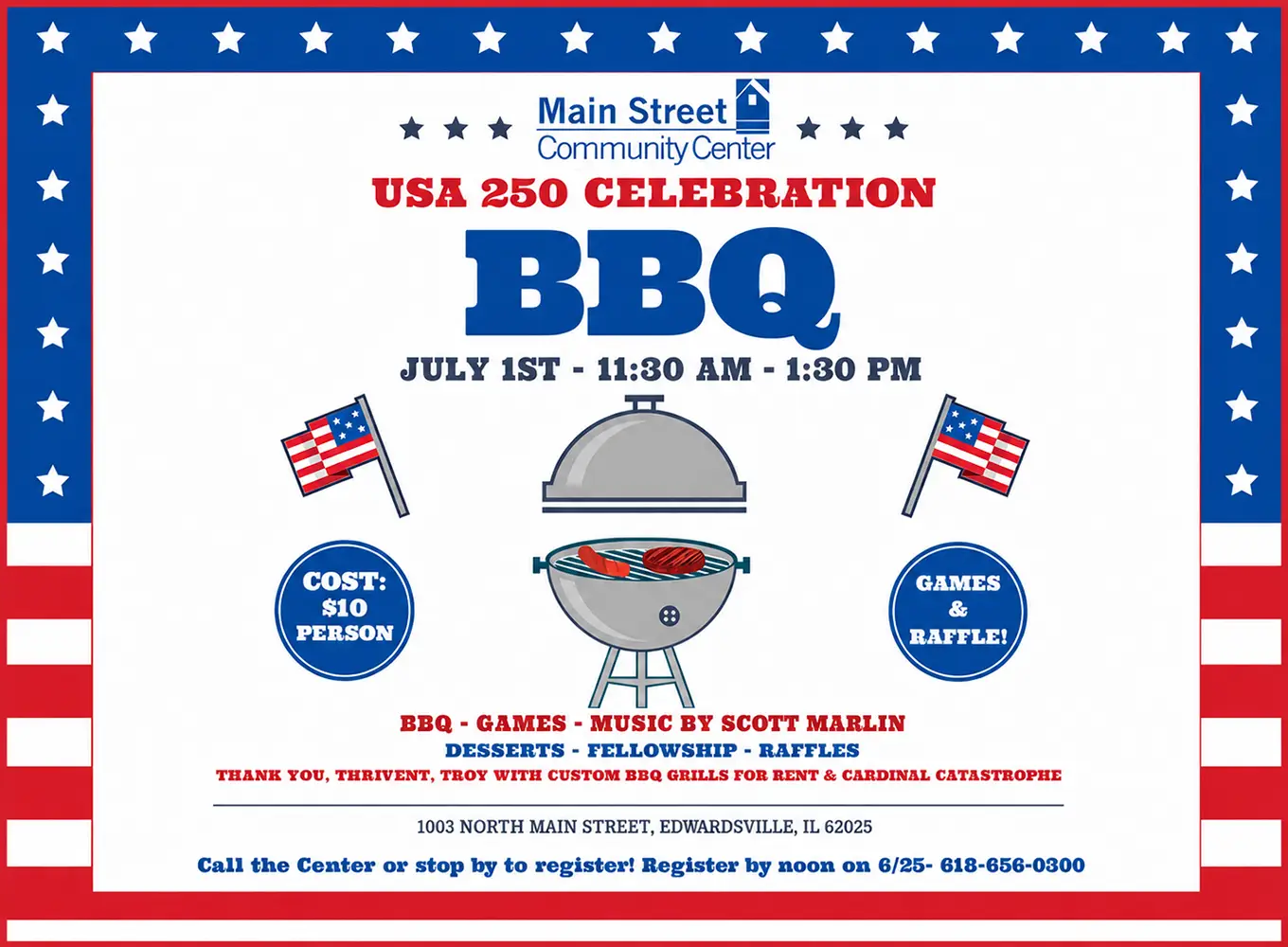 USA Celebration Event Flyer